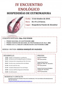 IV Encuentro Enológico: Garrovillas de Alconétar (Cáceres)