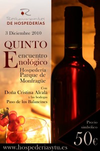 Quinto Encuentro Enologico V Encuentro Enológico 3 de Diciembre de 2010