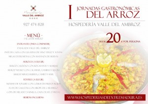 I Jornadas Gastronómicas del Arroz en Hervás